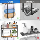 Towel Rack Wall Mounted - Space-Saving Design for Small Bathrooms - Versatile Organizer for Towels, Blankets, and More - Ideal for RVs and Hotels by CozyNest Decor