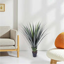 44inch Artificial Agave Plant Potted Plants Fake Agave Plant for Home Office Garden Indoor Outdoor Decoration (2PACK) by CozyNest Decor