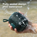 Portable Speakers Bluetooth Wireless Outdoor Small Bluetooth 5.0 Dual Pairing Shower Speaker, 24H Playtime Stereo Surround Sound, IPX7 Waterproof for Travel, Pool by TinyTreasures Baby Boutique