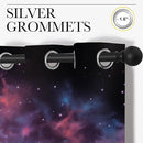 Wolf Blackout Curtains for Boys Girl Bedroom Decor,Fantasy Starry Sky Galaxy Forest Wildlife Thermal Insulated Grommet Drapes Darkening Window Curtain for Living Room Home 84x63 inch by TinyTreasures Baby Boutique