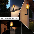 I-SHUNFA 96 LED Outdoor Waterproof Solar Torch Lights with 3 Modes—Flickering Flame, Fade Effect, or Full Brightness Automatic On/Off Landscape Decorations and Security Lights (4, Warm) by GreenHaven Gardens