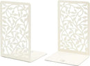 CNK Infinite Leaves Bookends - Metal Set of 2 for Heavy Books, Home Office & Decorative Book Stoppers by CozyNest Decor