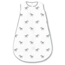 Amazing Baby Muslin Sleeping Sack, Zebra, Black, Large, Wearable Blanket with 2-way Zipper , Large 12-18 Month by TinyTreasures Baby Boutique