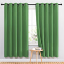 NICETOWN Blackout Draperies Curtains Panels - Window Treatment Thermal Insulated Solid Grommet Blackout Curtains/Panels/Drapes for Bedroom (Forest Green, Set of 2, 66 by 72 Inch) by TinyTreasures Baby Boutique