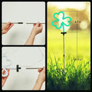 BlcTec St Patricks Day Decorations Outdoor, 4PCS Shamrock Neon Lights with Stainless Steel Stakes, Waterproof Irish Green Shamrock Pathway Lights for Yard Lawn Garden Porch Decor, Plug in by GreenHaven Gardens