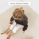 Toddlekind Solid Color Foam Play Mat 4x4 Baby Playmat. Stylish, Non-Toxic, Odorless, Plain Design Puzzle Play Mat 0m+ Clay(Beige) by TinyTreasures Baby Boutique