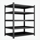 46''W Garage Shelving Heavy Duty Garage Storage Shelves, 3000 LBS Adjustable 5 Tier Industrial Shelving Unit, Metal Utility Shelf for Basement, Warehouse and Workshop (72''Hx46''Wx20''D, Black) by GreenHaven Gardens