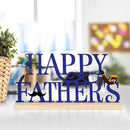 COCHIE Metal Happy Father's Day Sign, Fathers Day Decorations for Home, Shelf, Mantel, Indoor, Table Top Party Decoration, Fathers Day Gift for Dad from Daughter Son (Father's Day) by CozyNest Decor