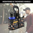 Beautyflier Drink Carrier with Handle for Delivery Reusable Insulated Coffee Cup Carrier Portable Cup Holder with Handle Organizer Tote Bag for Hot & Cold Drinks (2 Cup, Pattern3) by TinyTreasures Baby Boutique