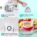 Lil’ Jumbl - Baby Food Maker Steamer and Blender - Puree Blender with Timer, One-Press Processor & Auto Shutoff, Cook & Steam Fruits, Veggies & Other Healthy Homemade Infant & Toddler Meals in Minutes by TinyTreasures Baby Boutique