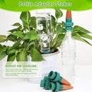Patelai Terracotta Plant Watering Spikes Self to Use with Cola Bottles Houseplant Watering Stakes Automatic Irrigation System(25 Pack,Terracotta) by GreenHaven Gardens