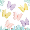 SUNBEAUTY Butterfly Party Decorations Hanging Butterfly Decorations 6Pcs Crepe Paper Garden 3D Butterflies Decor Pastel Paper Butterflies Decoration for Wedding Baby Shower Birthday Party Room Decor by CozyNest Decor