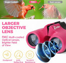 Binoculars for Kids, Toys for 3-12 Year Old Girls and Boys, Bird Watching Hiking 4 5 6 7 8 9 Year Old Girl Boy Christmas Birthday Gifts, Outdoor Toys for Kid Set with Magnifying Glass & Compass by TinyTreasures Baby Boutique