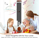 Wind Chimes for Outside Deep Tone, 60 inch 5 Heavy Duty Tubes Aluminium Metal Extra Large Wind Chimes Outdoor, Decoration for Garden, Patio, Yard, Gift for Mother's Day, Birthday by CozyNest Decor