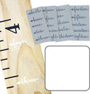 Little Acorns ADD ON - DIY Vinyl Growth Chart Ruler - Height Marker Arrows ONLY - Script - Straight by TinyTreasures Baby Boutique