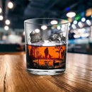 Old Fashioned Whiskey Glasses, Stemless Wine Glasses with Gift Box, 10Oz Rocks Glass for Scotch Cocktail Bourbon Vodka Liquor, Unique Gifts for Dad, Husband, Father's Day, Anniversary by CozyNest Decor