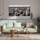 Nachic Wall Black and White Chicago Canvas Print Art Modern Chicago Downtown at Sunset Pictures Painting Modern Cityscape Giclee Artwork for Home Office Living Room Bedroom Decoration 24x48Inches by CozyNest Decor
