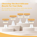TopQuaFocus Electric Baby Nasal Aspirator, Nose Sucker for Toddler, 9 Levels Suction Power for Children's Nasal Cleans, Soothing Night Light and Nursery Rhyme, 5 Silicone Tips by TinyTreasures Baby Boutique
