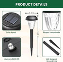 GIGALUMI 12 Pack Solar Lights Outdoor Waterproof, Cool White Pathway Lights Solar Powered, Landscape Lighting, Solar Garden Lights for Decor, Patio, Garden, Yard, Pathways, Walkways by GreenHaven Gardens