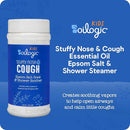 Oilogic Kids Stuffy Nose & Cough Epsom Salt Soak & Shower Soother - Made with Blended Essential Oils by TinyTreasures Baby Boutique