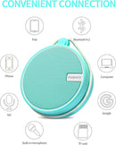 INSMY C12 IPX7 Waterproof Shower Bluetooth Speaker, Portable Small Speaker, Speakers Bluetooth Wireless Loud Clear Sound Support TF Card Suction Cup for Outdoor Kayak Canoe Beach Gift (Mint) by TinyTreasures Baby Boutique