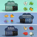 Well-Being Essential Blends Oils Set, Aromatherapy Oils Gift Set for Diffusers Home, Fragrance Oil Scent for Candle Soap Making - Happy, Calm Mind, De-Stress, Relax, Focus, Sweet Dreams by CozyNest Decor