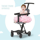Dream On Me Lightweight And Compact Coast Rider Stroller With One Hand Easy Fold, Adjustable Handles And Soft Ride Wheels, Grey by TinyTreasures Baby Boutique