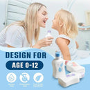 Mouthwash for Kids P113+ Peptide Anti Cavity Mouth Rinse Alcohol Free for Teeth and Gums Safe Oral Hygiene for Newborn to Toddler 11.08 fl oz (11.08 Fl oz, Original(Unflavored)) by CozyNest Decor