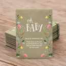 BENTLEY SEED CO. Oh Baby Seed Packets|Girl or Boy Baby Shower Favors for Guests | 25 Wildflower Seed Packets | Pre-Filled | Bouquet Wildflower Mix | Non-GMO Seeds | Gender Neutral | Eco-Friendly Gift by GreenHaven Gardens