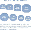 100% Silicone Food Storage Containers with Lids, 8 Pack, 10oz to 51oz, Reusable Leakproof Nesting & Stackable Silicone Bento Lunch Box, Microwave Freezer Dishwasher Oven Safe, BPA Free, Slate Blue by TinyTreasures Baby Boutique