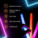 Glow Fever Glow in The Dark Sticks - 100 ct 6" Glow Sticks Bulk Party Pack with End Caps & Lanyards - Glow Party Favors for Concert, Festival, & Wedding Neon Light Sticks by Party Dragon, Green by TinyTreasures Baby Boutique