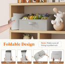 Lifewit Storage Baskets for Shelves, 6 Packs Non-woven Fabric Trapezoid Closet Organizer Bins with Handles, Foldable Clothing Containers Box for Clothes, Toy, Towel, Book, DVD, Hats, Medium-Light Grey by TinyTreasures Baby Boutique