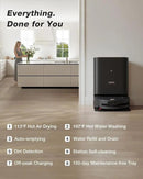 Yeedi M14 Plus Robot Vacuum and Mop, 18,000Pa Suction, OZMO Roller Instant Self-Washing Mopping, 167℉ Smart Dynamic Hot Wash & Auto-Dry, ZeroTangle 3.0 Anti-Hair Brush, All-in-One Omni Station, Black by CozyNest Decor