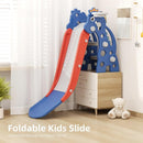 67i Toddler Slide for Indoor & Outdoor Play with Basketball Hoop, Anti-Slip Steps, 46.8in Baby Climber (Blue) by TinyTreasures Baby Boutique