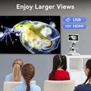 TOMLOV DM301 Pro Microscope for Kids Adults Students, Digital Microscope with 7" Screen, USB & HDMI Output, Wireless Biological Educational Science Scope Camera with Slides Kits for Classroom Home Lab by TinyTreasures Baby Boutique