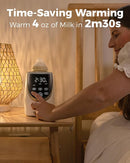 Papablic NutriWarm™ Swirlable Bottle Warmer – Advanced Nutrient-Preserving Warming Technology, Fast and Even Warming for Breastmilk & Formula, Precise Temperature Control, Easy to Use by TinyTreasures Baby Boutique