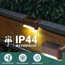 GIGALUMI 12 Pcs Solar Deck Lights, Bronze Finished Waterproof Led Solar Lamp for Outdoor Pathway, Yard, Patio, Stairs, Step and Fences. (Cool White) by GreenHaven Gardens
