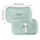Hooyax Muslin Baby Lounger Cover, 100% Cotton Durable Newborn Lounger Cover, Soft and Breathable Infant Lounger Cover for Boys Girls, Covers Only (Blue-Green) by TinyTreasures Baby Boutique