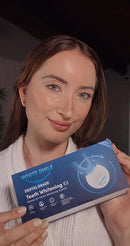 WHITE SMILE Teeth Whitening Kit, LED Light System, 35% Carbamide Peroxide 3 Gel Syringes, 10-Minute Treatment, Non-Sensitive Formula by CozyNest Decor