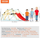 VEVOR Climbing Dome, 8FT Geometric Dome Climber with Slide, Jungle Gym Supports 600LBS and Easy Assembly for Kids 3 to 9 Years Old, with Climbing Grip, Outdoor and Indoor Play Equipment for Kids by TinyTreasures Baby Boutique