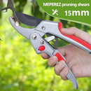 Garden clippers, premium Germany pruners, Work 3 times easier, professional ratchet pruning shears, cutting rose, flower, hedge, stem, tree, Sharp gardening scissors, Arthritis weak hand snips by GreenHaven Gardens