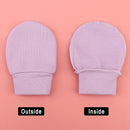 Newborn Baby Mittens No Scratch Cotton Elastic Wrist Gloves Infant Toddler Mittens for Baby Boy Girl 0-6 Months by TinyTreasures Baby Boutique