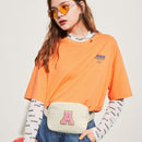 YOOLIFE Initial Belt Bag - Crossbody Bags Women - Fanny Packs for Women Cross Body Bag White Fashion Waist Packs Travel Everywhere Belt Bag Monogram Crossbody Bag U by TinyTreasures Baby Boutique