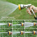 FANHAO Garden Hose Nozzle Sprayer, 100% Heavy Duty Metal Water Hose Sprayer with 7 Spray Patterns, High Pressure Spray Nozzle for Watering Plants & Lawns, Washing Cars & Pets by GreenHaven Gardens