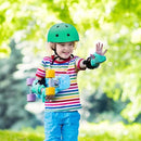 Kids Bike Helmet Set Adjustable for Children, Boys, Girls and Teenagers Aged 3-8 Years Includes Elbow, Knee, Wrist Guards Children's Helmet Protection Set for Bikes SkateboardsRollerskates by TinyTreasures Baby Boutique