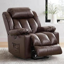 Power Lift Recliner Chair for Elderly Breathable Leather Recliner Chair with Massage and Heat for People Limited Mobility,2 Cup Holders,Electric Stand Assist,USB Ports,Gifts for Family (Brown) by CozyNest Decor