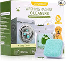 Washing Machine Cleaner Tablets – 36 Count, 18-Month Supply – Pet Hair & Odor Remover – Safe for Septic, Works with All Washers – Unscented – Washer Cleaner for Pet Owners by CozyNest Decor