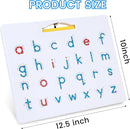 Magnetic Alphabet Tracing Board, ABC Magnetic Letter Board, Magnets Tablet Drawing Board Preschool Learning Toys for Kids by TinyTreasures Baby Boutique