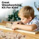 Kraftic Woodworking Building Kit for Kids and Adults, with 3 Educational DIY Carpentry Construction Wood Model Kit Toy Projects for Boys and Girls - Tow Truck, Birdhouse and Dump Truck by GreenHaven Gardens