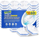 KOKL 60pcs Disposable Toilet Brush, Disposable Toilet Bowl Cleaners for Bathroom Cleaning, Compatible with Most Toilet Brushes by CozyNest Decor